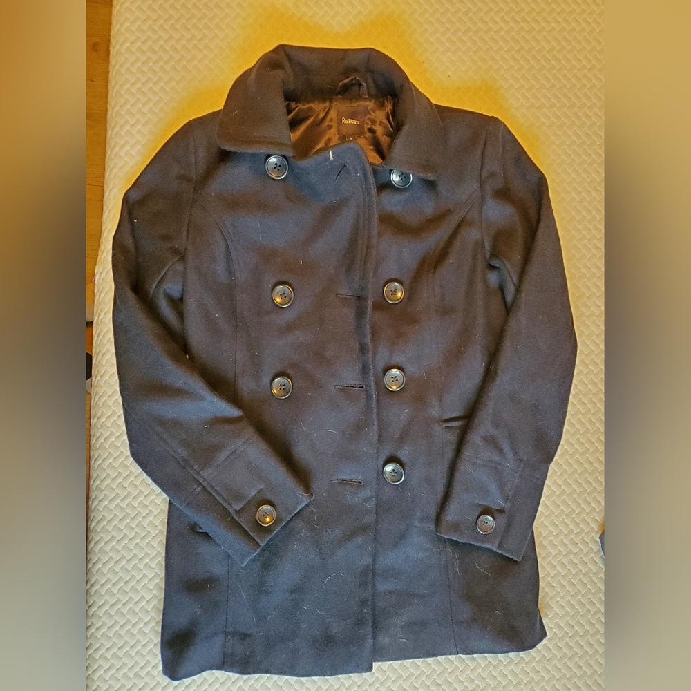 Reitman's Navy Blue Peacoat